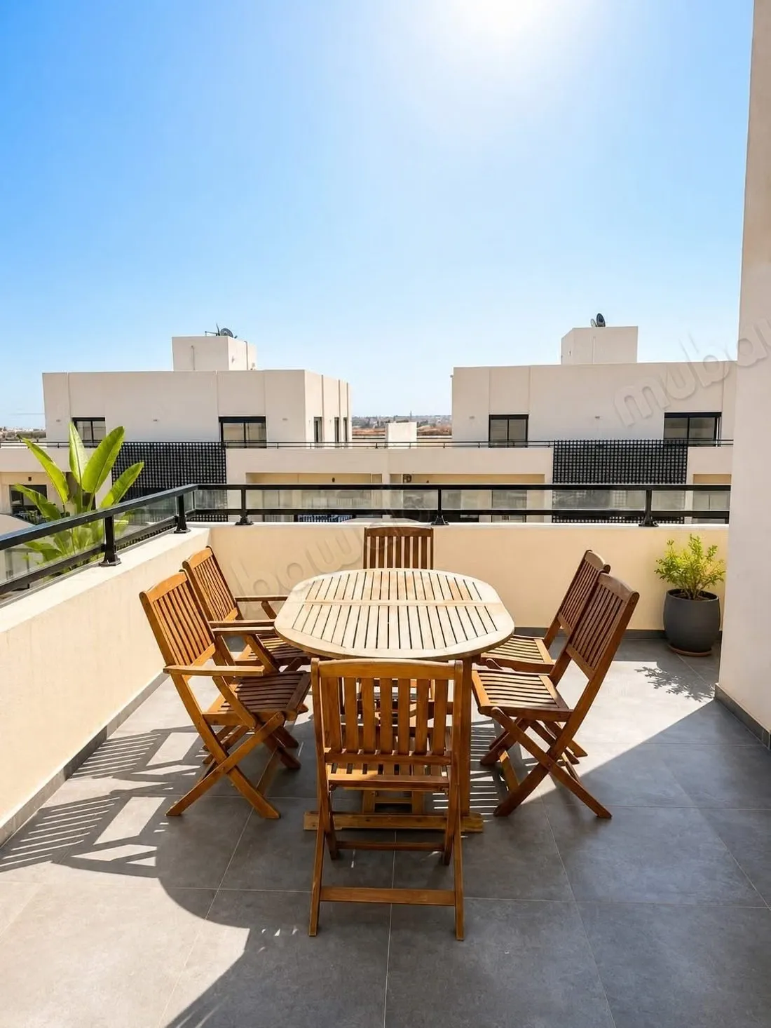 Penthouse meublé vue mer à louer à ain Diab extension - الدار البيضاء