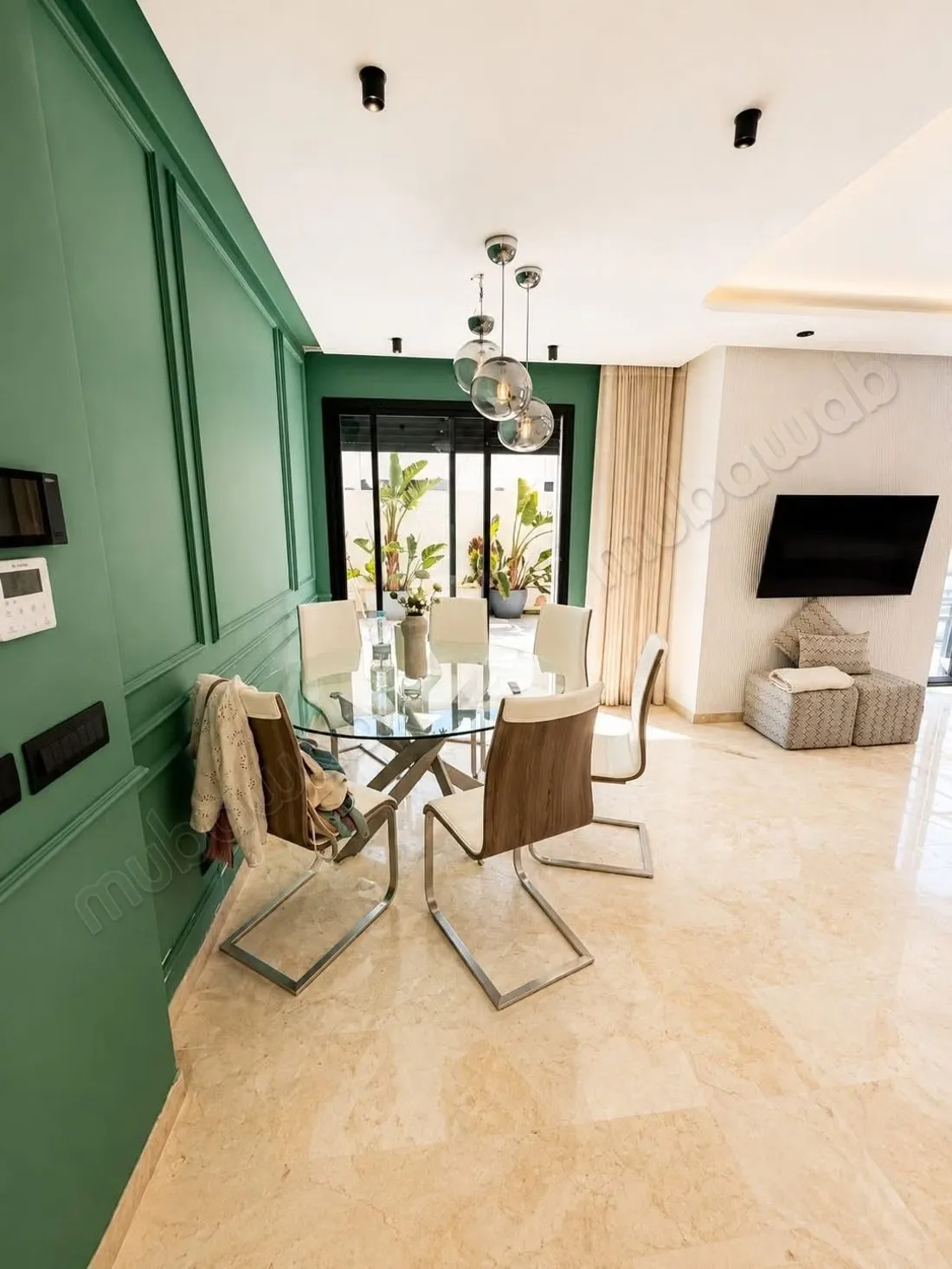 Penthouse meublé vue mer à louer à ain Diab extension - الدار البيضاء (3)