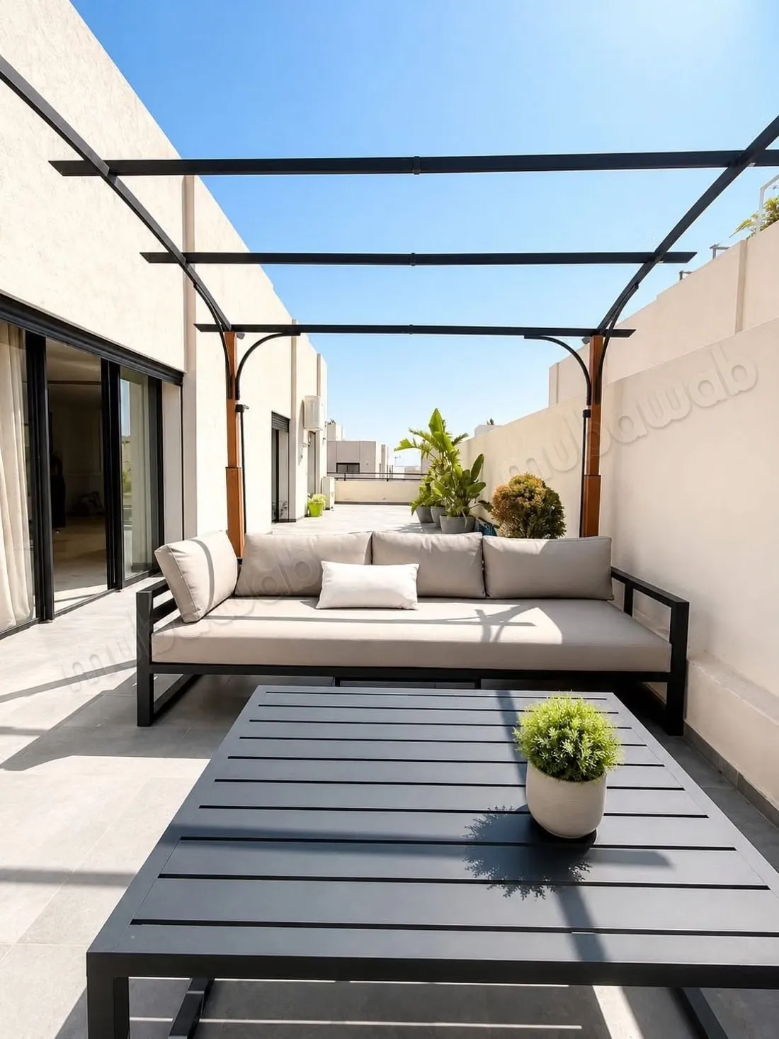 Penthouse meublé vue mer à louer à ain Diab extension - الدار البيضاء (2)