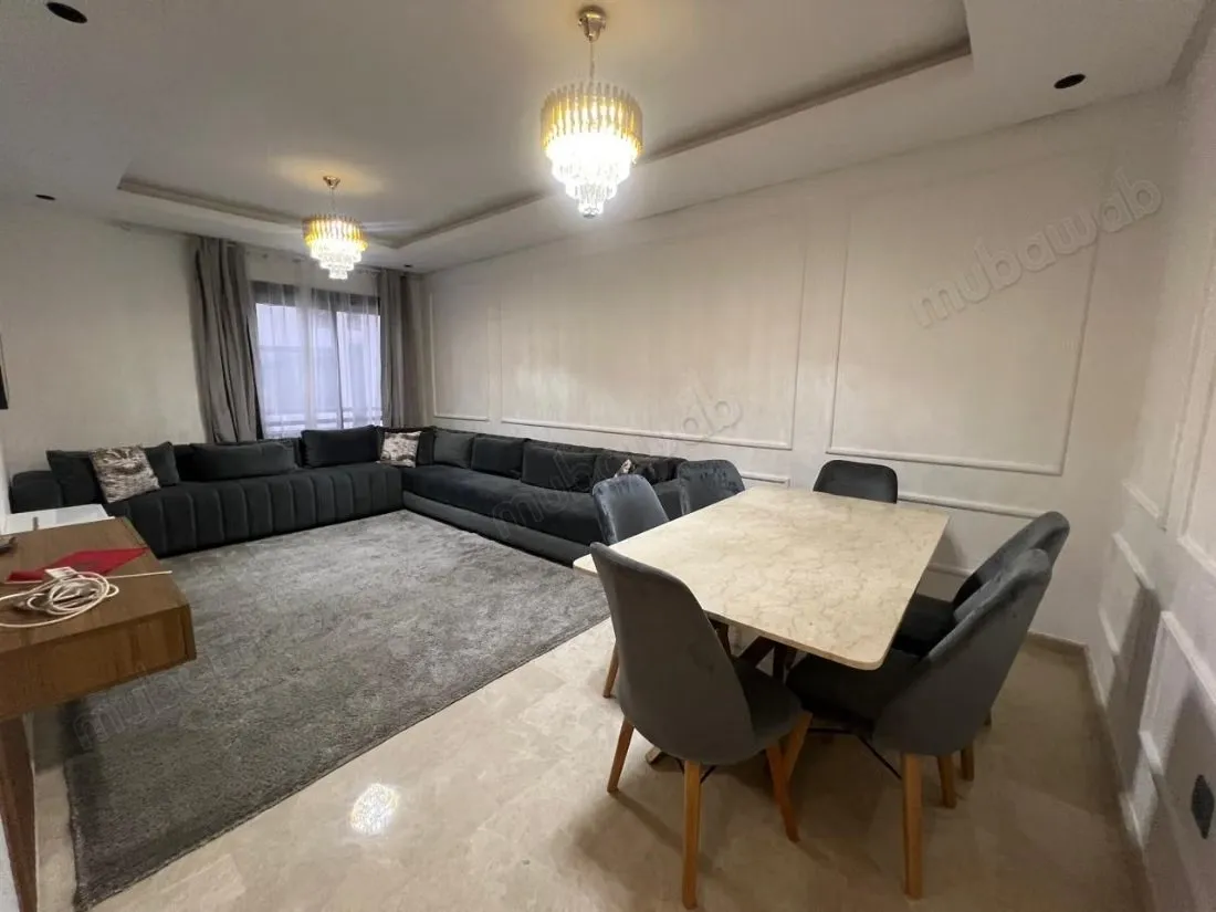 Appartement meublé à louer à Bouskoura - بوسكورة