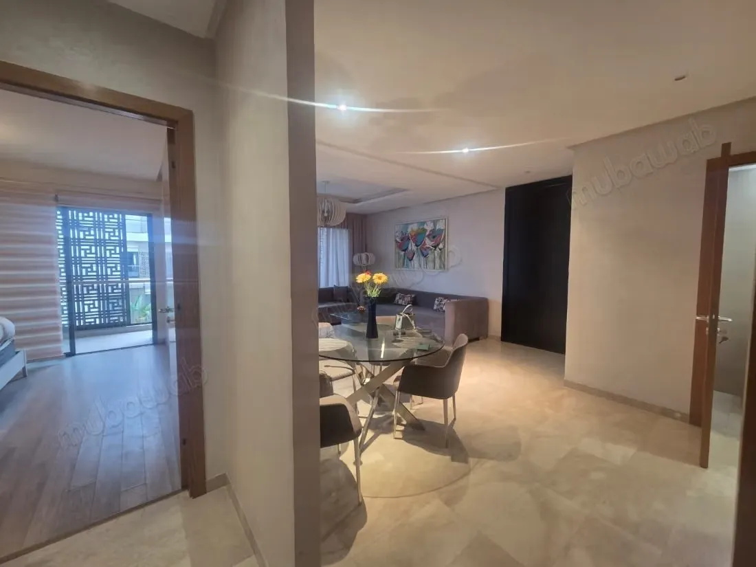 Coquet appartement meublé à Marina Salé - سلا