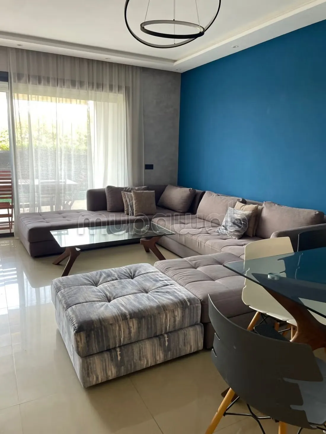 Appartement meublé à Dar Bouazza avec piscine - دار بوعزة