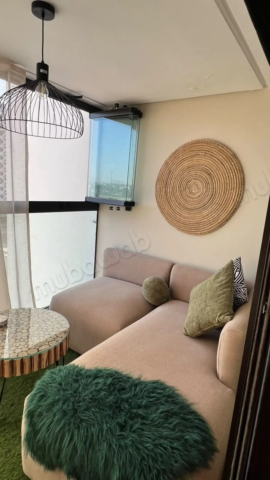 Apprt meublé trés chic 3 ch à Cfc pour location - الدار البيضاء (3)