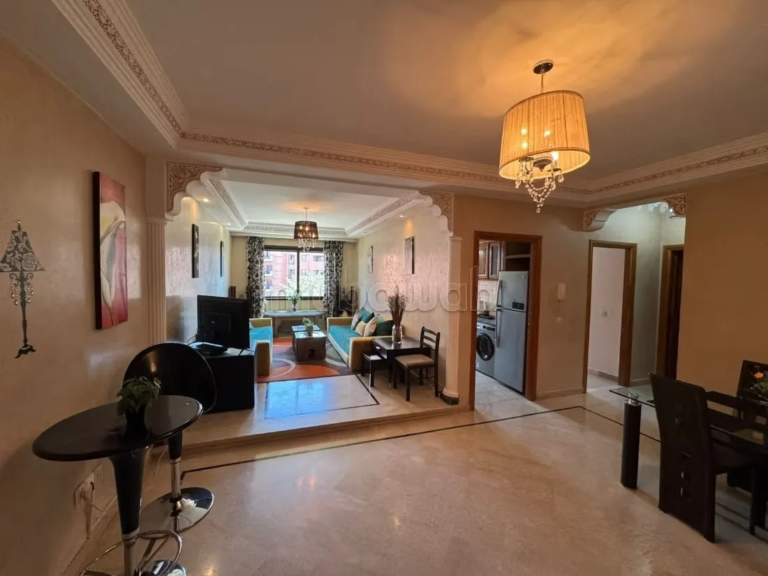 Appartement joliment meublé à louer à Guéliz - مراكش (3)