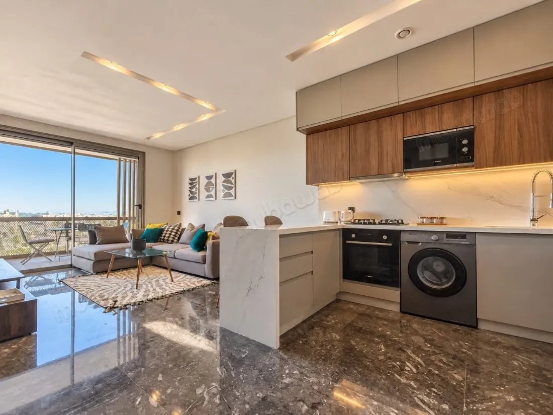 Luxueux appartement à louer MEUBLE à CFC 
VUE DEGAGEE - الدار البيضاء