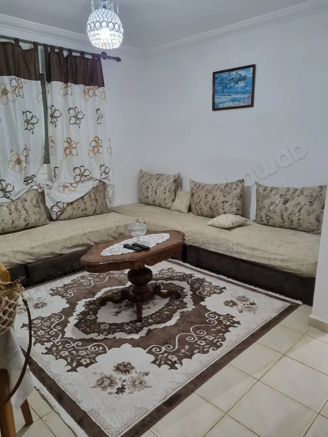 Louez cet appartement à Fnideq. 
3 pièces confortables. 
Bie... - الفنيدق (3)