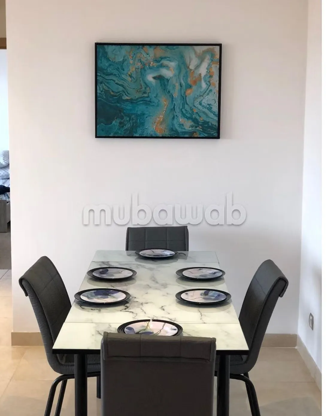 Location saisonnière à Haut Agdal. Surface totale 70 m². Sal... - الرباط (3)