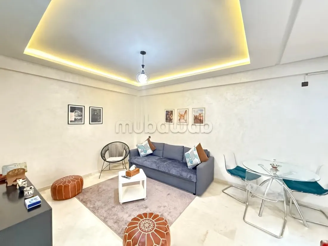 Charmant Studio Moderne avec Piscine Sur Guéliz - مراكش