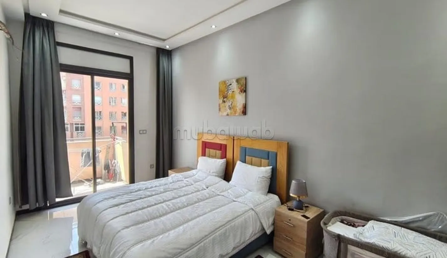Guéliz – Appartement lumineux 3 chambres avec balcon - مراكش (3)