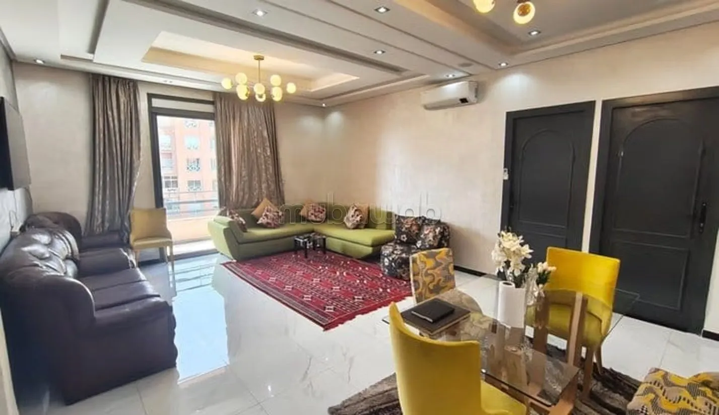 Guéliz – Appartement lumineux 3 chambres avec balcon - مراكش
