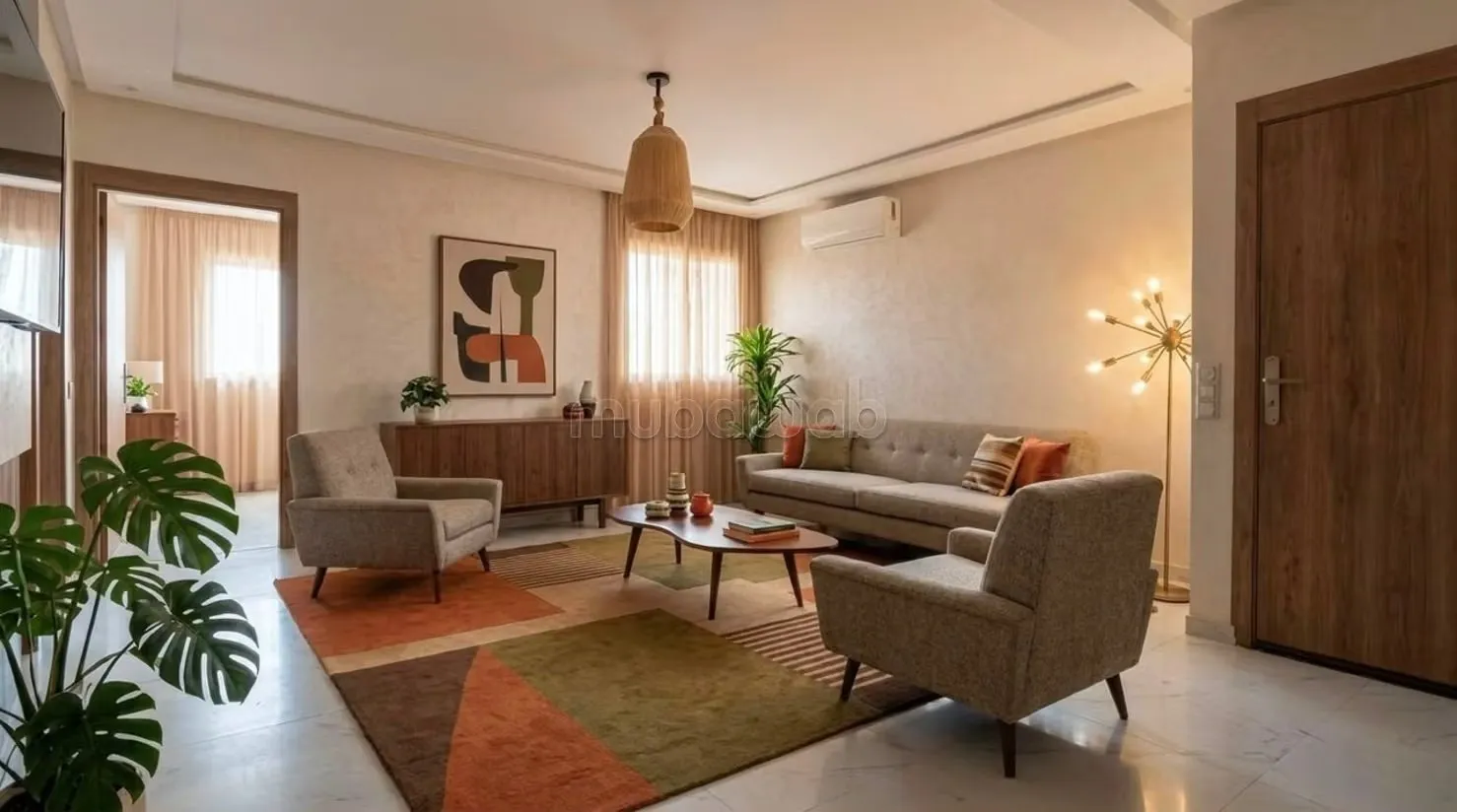 Appartement 90 m² à vendre – 3 chambres – Camp El Ghoul, pro... - مراكش
