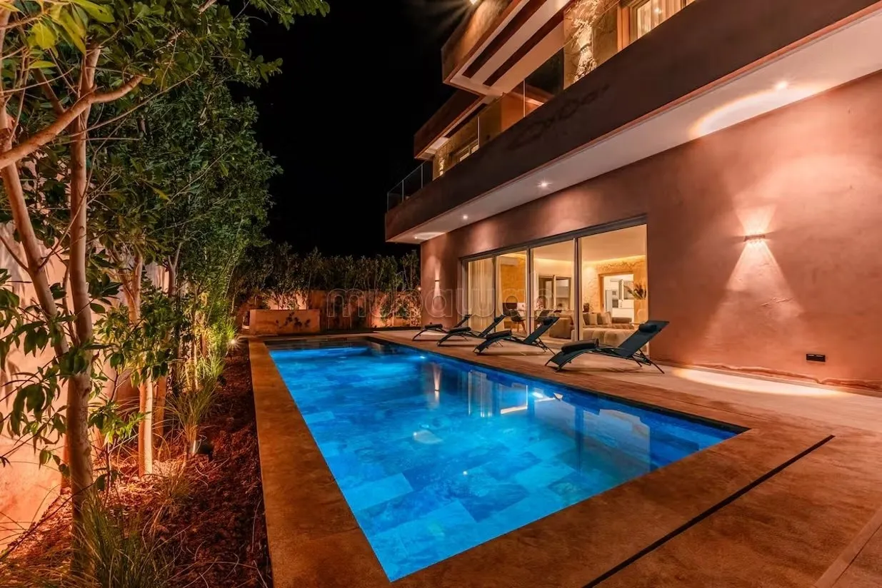 Amelkis 1: Villa neuve à vendre en 5 Chs, Piscine - مراكش (2)