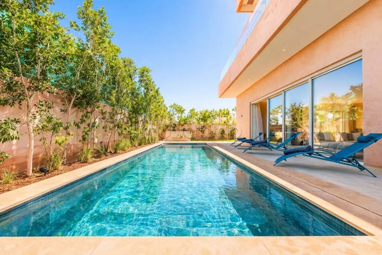 Amelkis 1: Villa neuve à vendre en 5 Chs, Piscine - مراكش (3)