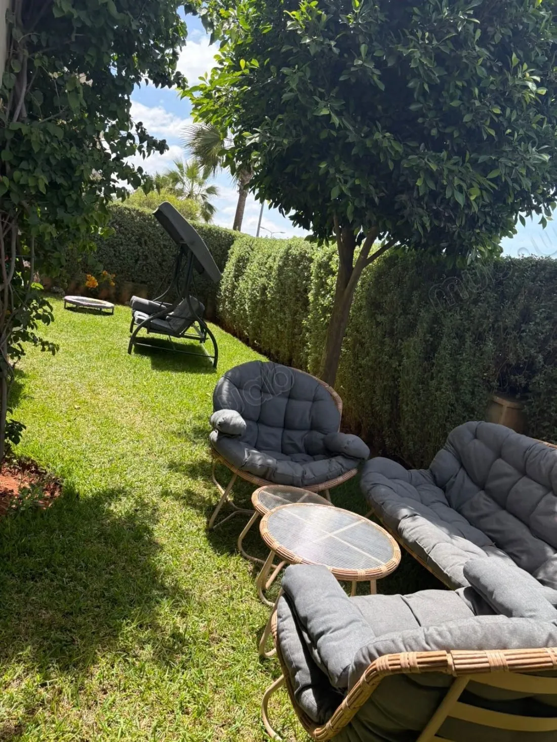 Superbe rez de jardin Appartement moderne à vendre ville ver... - بوسكورة