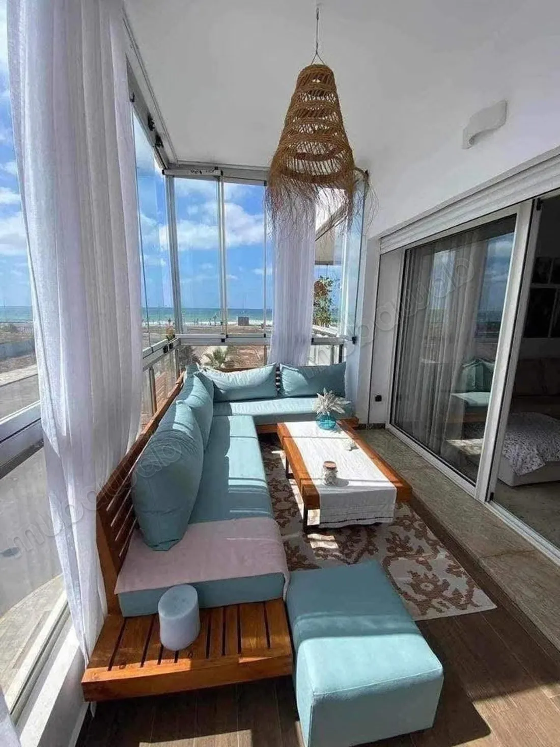 Appartement Meublé vue mer à vendre – Dar Bouazza - دار بوعزة