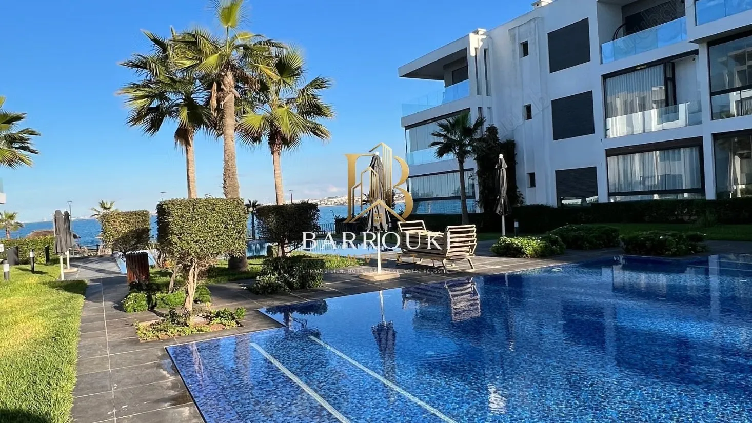 Appartement meublé 92 m² en front de mer à vendre à Dar Boua... - دار بوعزة