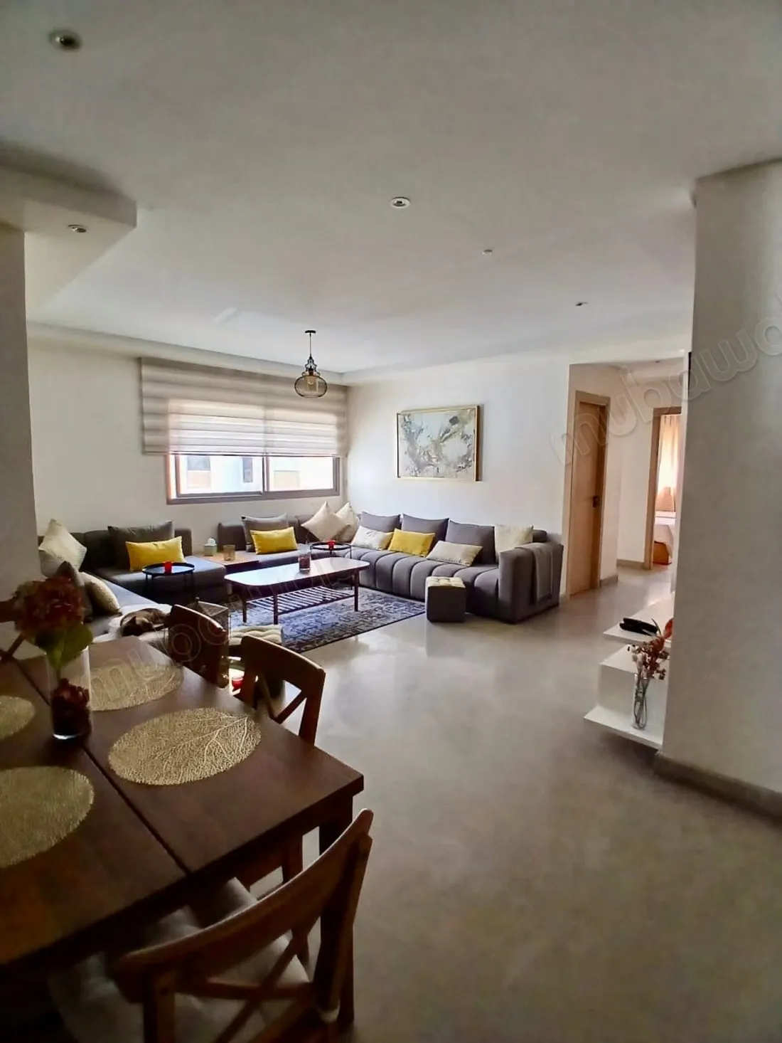 Appartement 3 chambres lumineux rés fermée Almaz - الدار البيضاء (3)