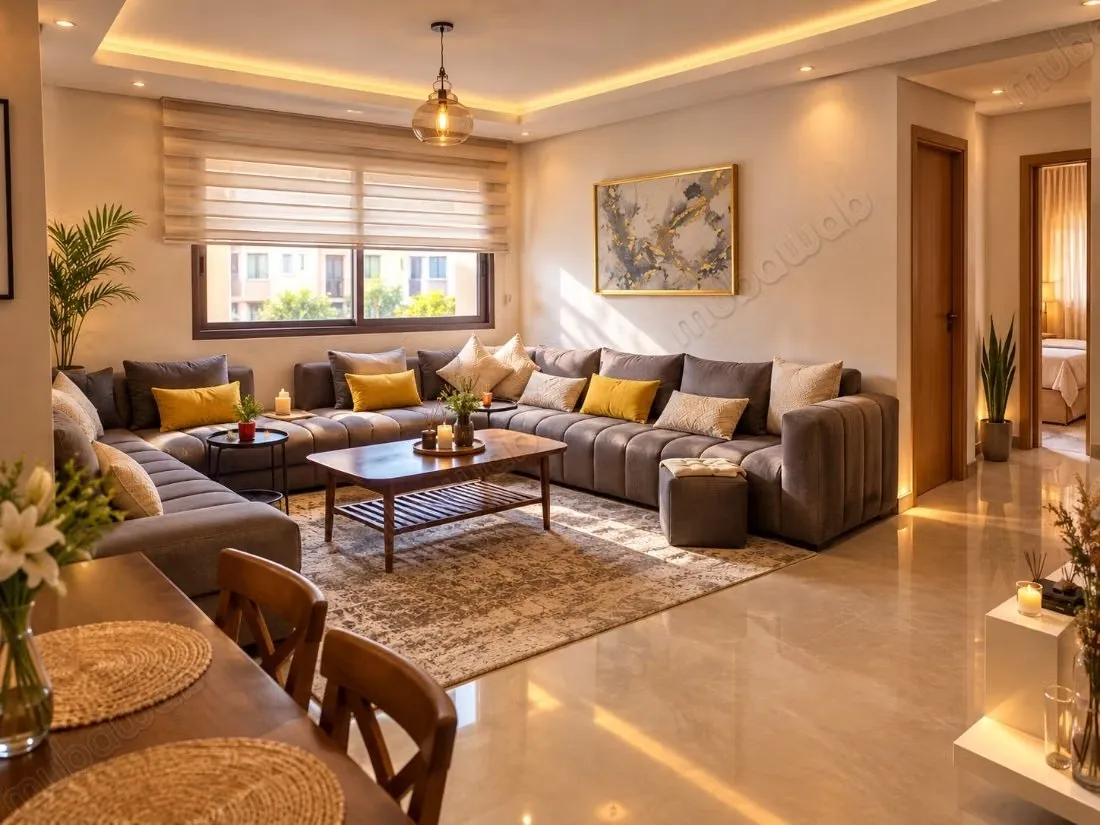 Appartement 3 chambres lumineux rés fermée Almaz - الدار البيضاء