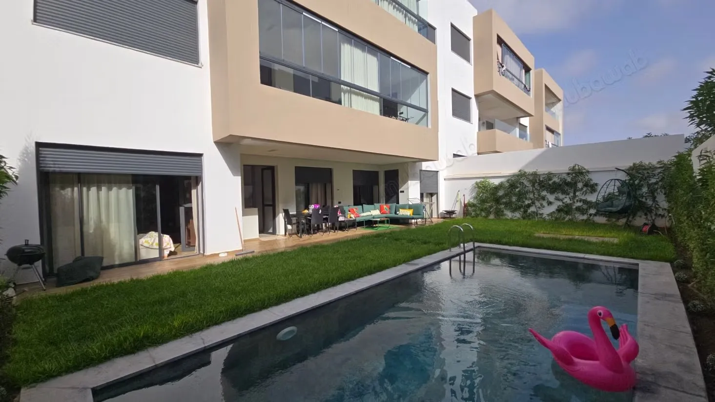Rez de Jardin avec Piscine Privée plein Sud - دار بوعزة