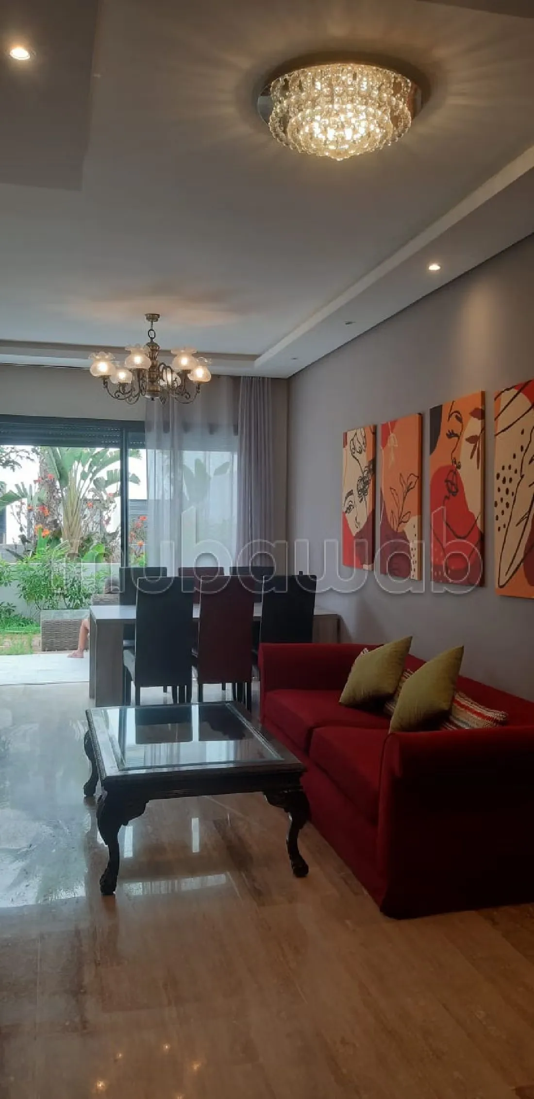 Bel appartement neuf avec jardin privé - دار بوعزة (3)