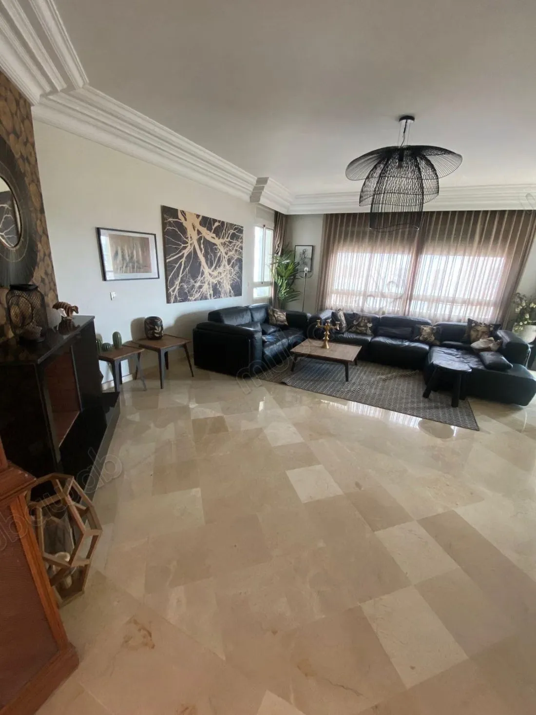 À louer — superbe duplex meublé, racine - الدار البيضاء (3)