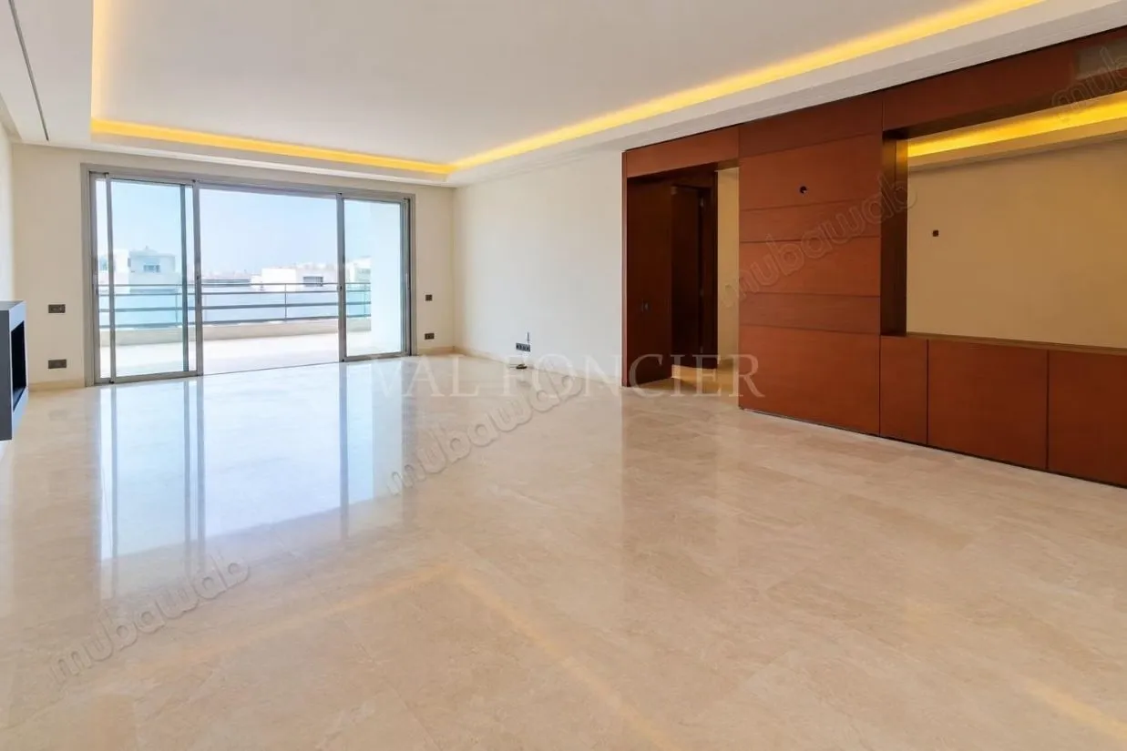 Location Appartement 220m2 3chambres avec grande terrasse vu... - الدار البيضاء (3)
