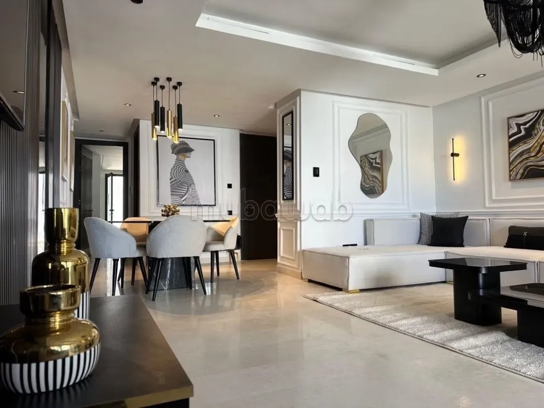 Très bel appartement en location à Ain Diab. 3 pièces. Meubl... - الدار البيضاء (2)