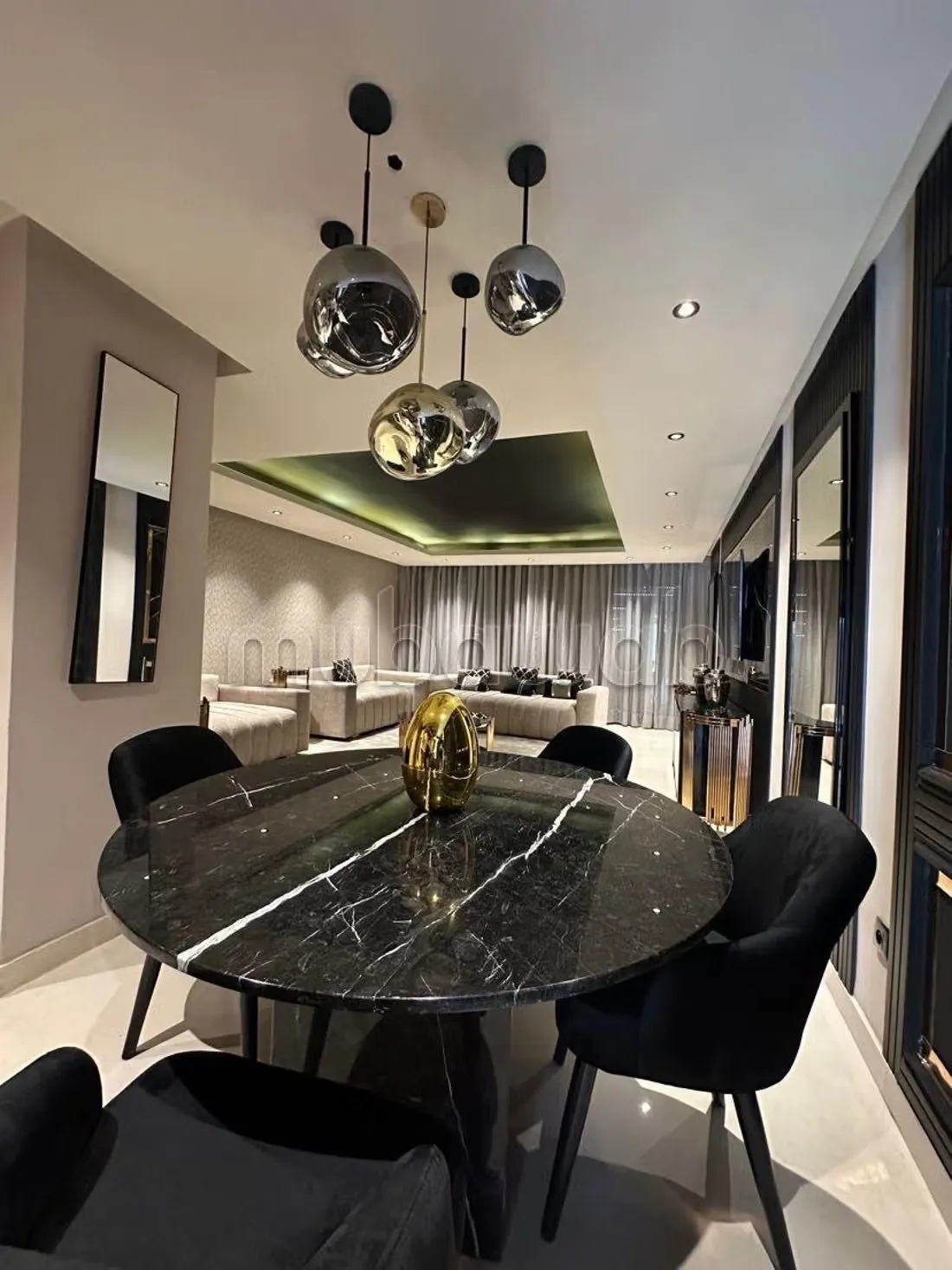 Très bel appartement en location à Ain Diab. 3 pièces. Meubl... - الدار البيضاء (3)