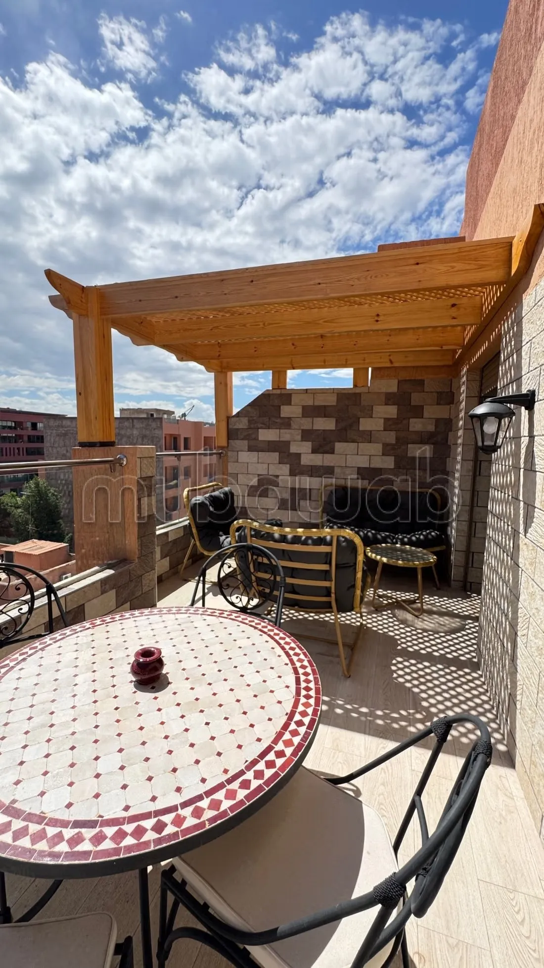 Appartement meublé dernier étage avec terrasse - مراكش (3)