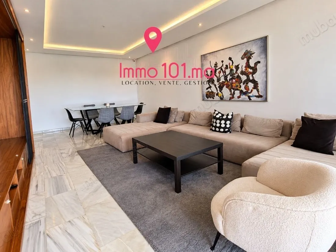 Location appartement meublé à Hay Riad – Prestigia - الرباط