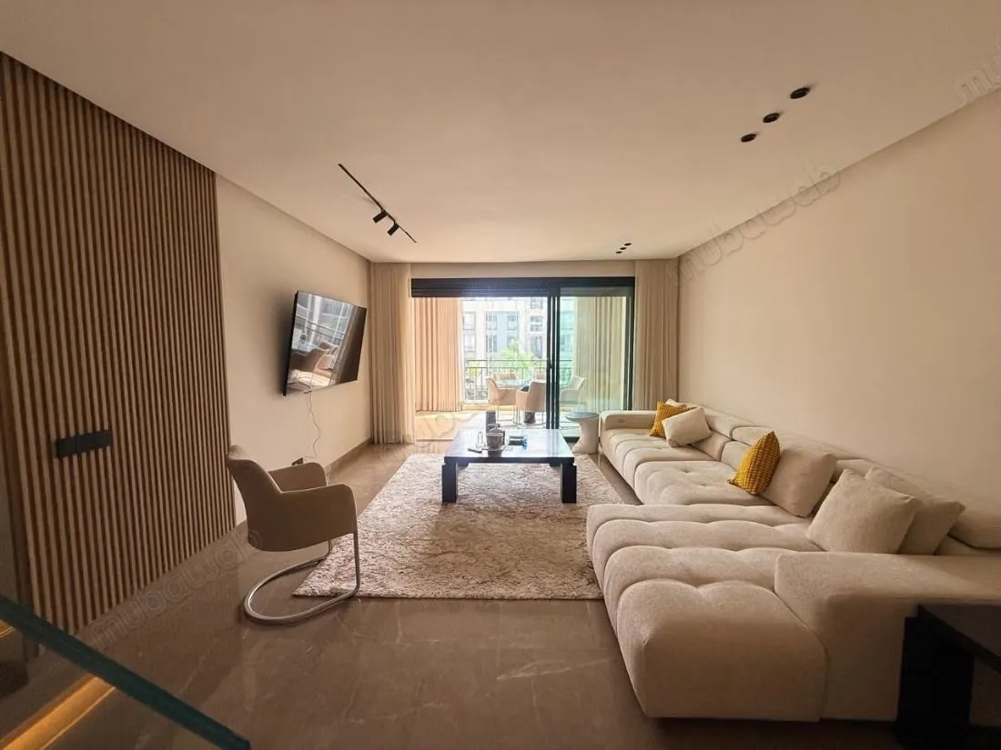 Location meublée d’un beau duplex neuf, très bien ensoleillé... - الرباط