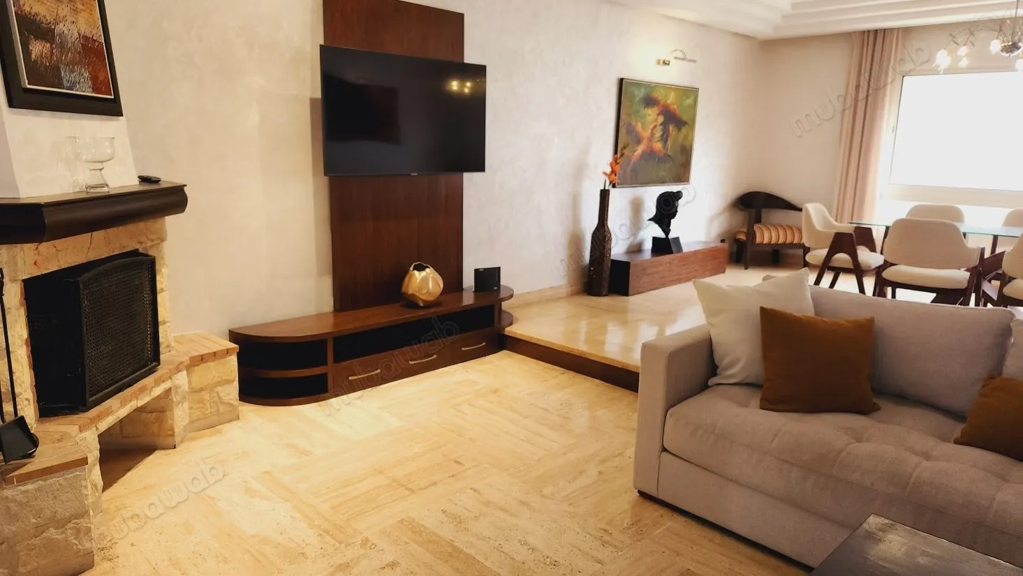 Location Magnifique appartement meublé au 4 ème étage à raci... - الدار البيضاء (2)