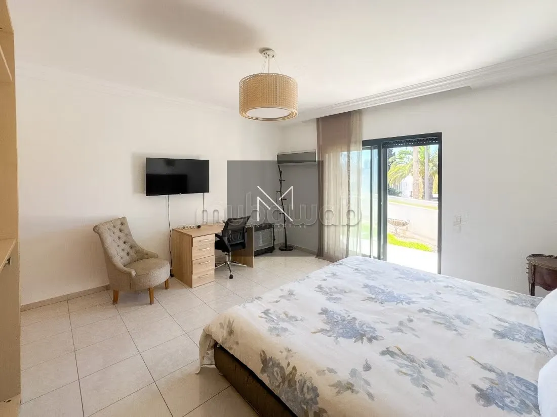 Rez de jardin 420 m2 I Double Jardin I 3 ch Espace Personnel - الدار البيضاء (3)