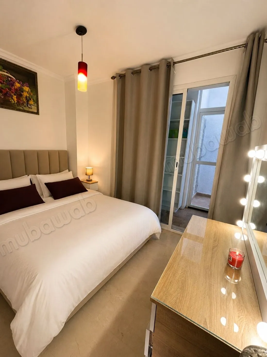 Appartement en location à Dar Bouazza. 2 chambres. Bien meub... - دار بوعزة (3)