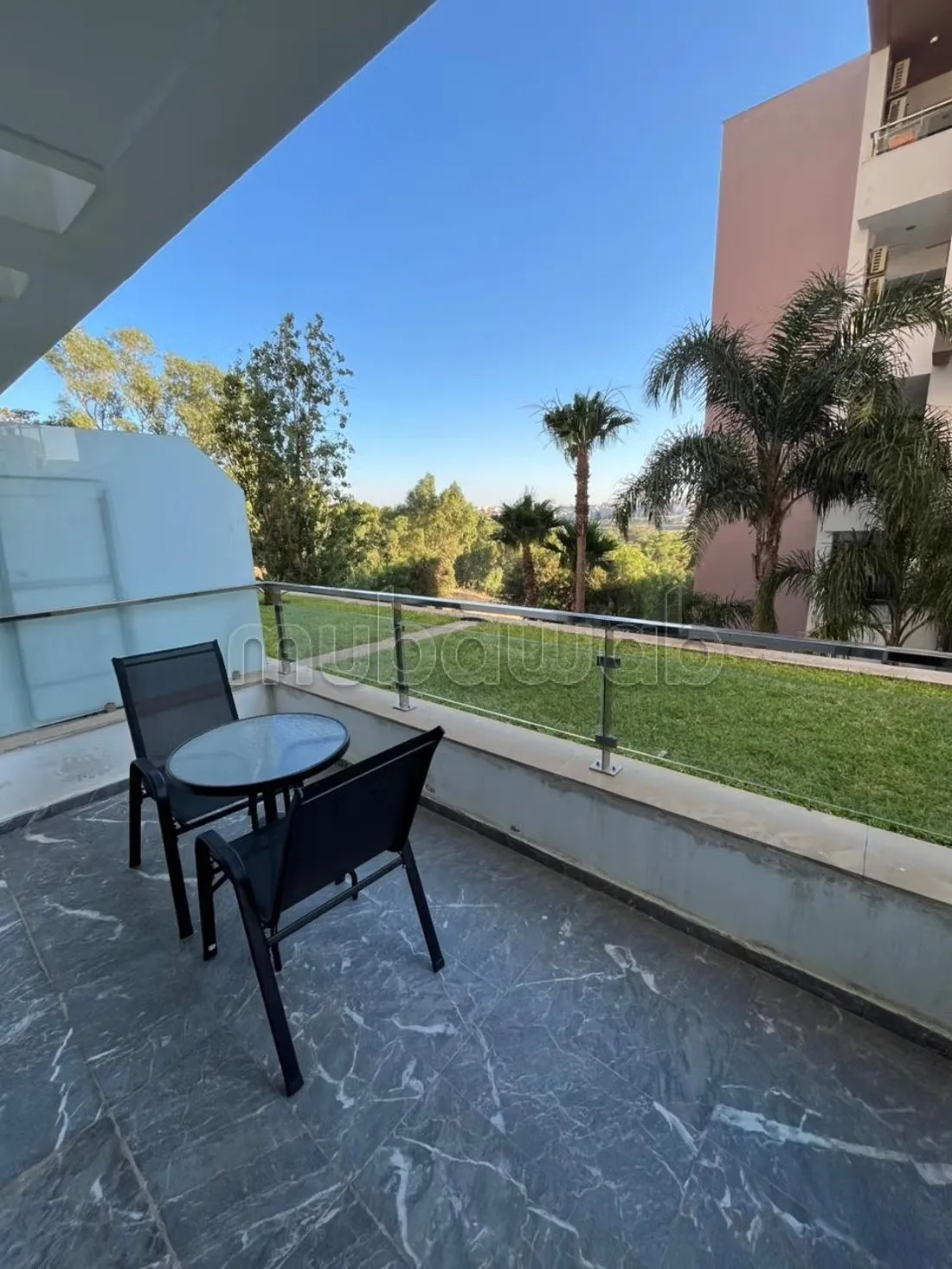 Appartment à louer avec piscine la perle bleu - طنجة (2)