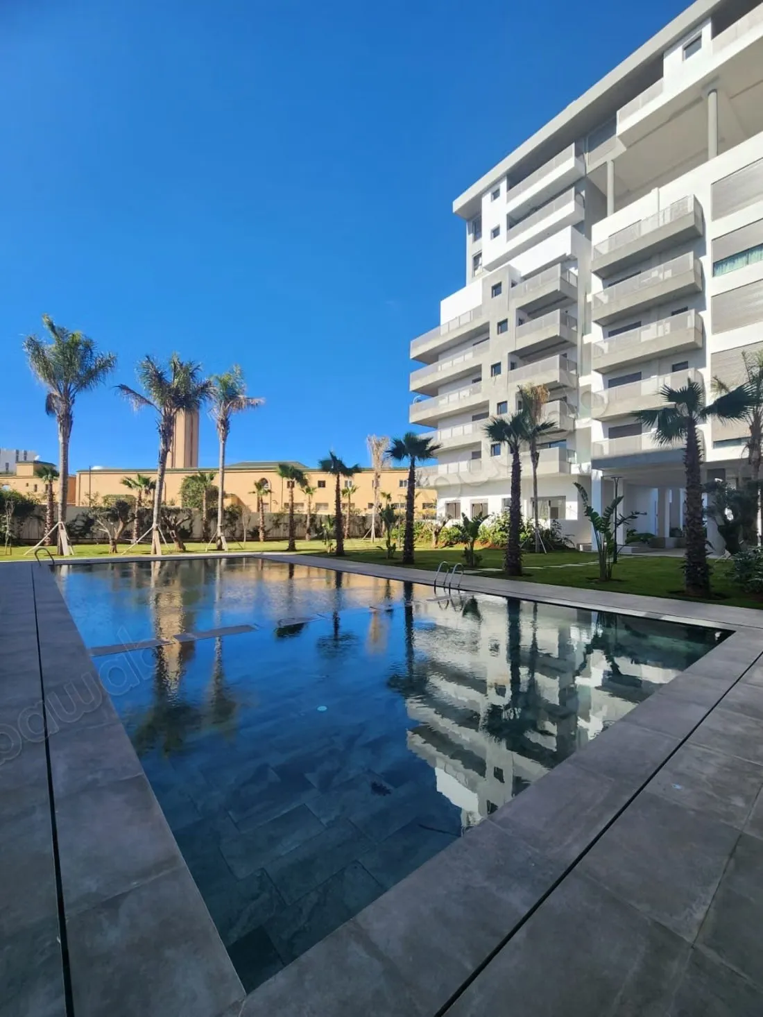 Appart 3ch Salon 136m2 Luxe à Cfc Sans Vis àVis - الدار البيضاء