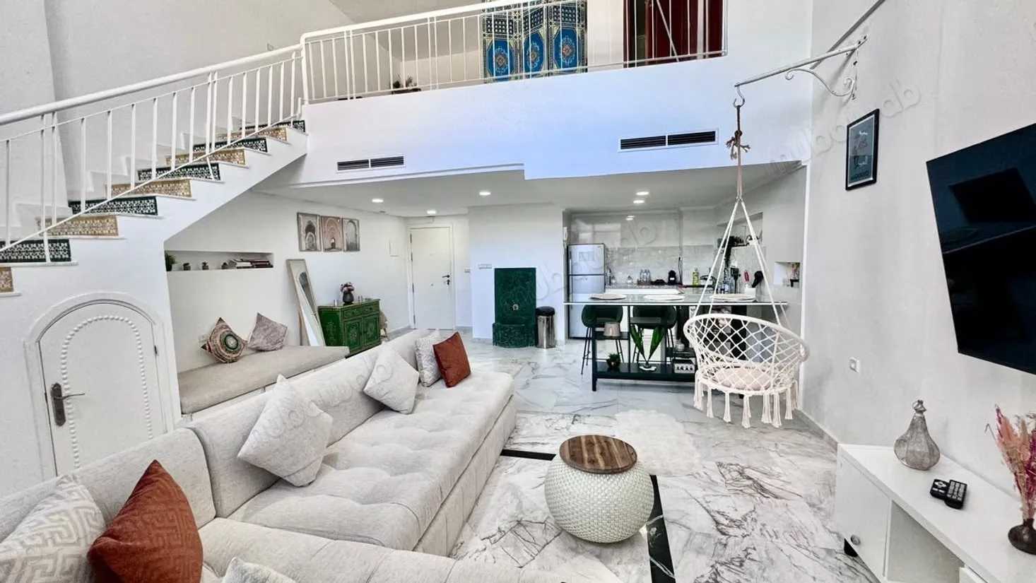 Appartement meublé à louer à Tanger - طنجة