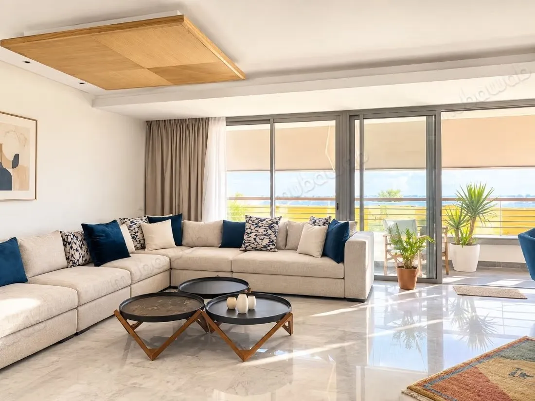 Bel appartement 185 m² – Vue Golf – Bouskoura Ville Verte - بوسكورة (3)