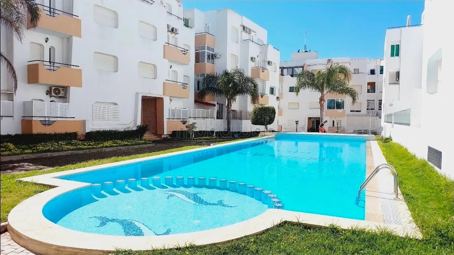 Appartement meublé avec piscine 
Achakar 
Tanger - طنجة