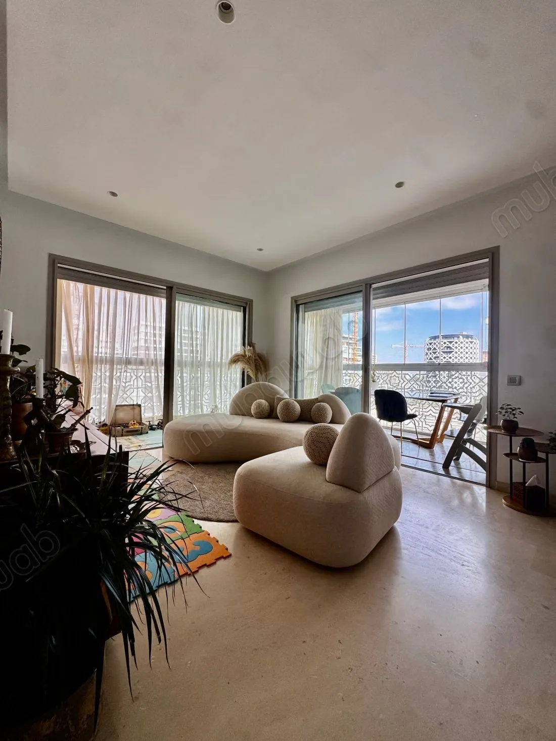 À louer appartement meublé de 3 ch CFC - الدار البيضاء
