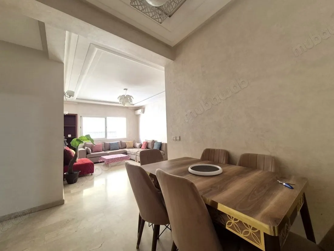 Appartement 75 m2 Meublé à louer – Val Fleuri - الدار البيضاء