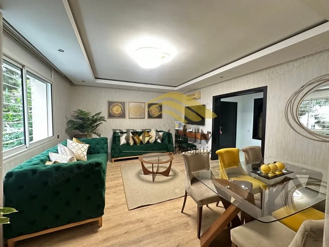 Magnifique appartement joliement meuble - الرباط