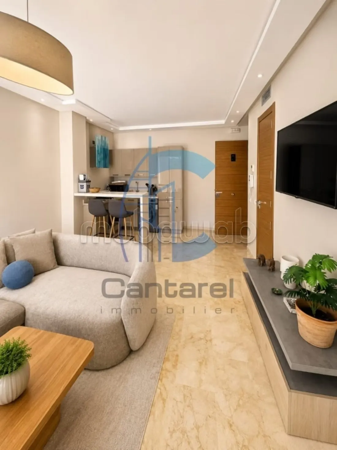 CIL – Magnifique appartement meublé avec terrasse - الدار البيضاء (3)