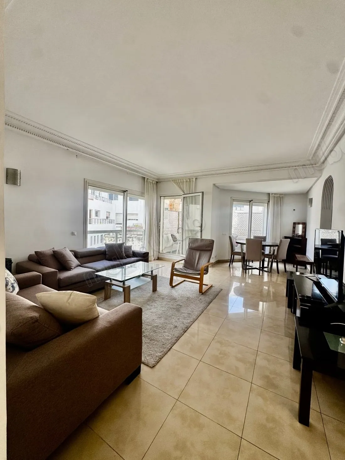 À louer – appartement meublé 2 chambres, gauthier – avenue h... - الدار البيضاء