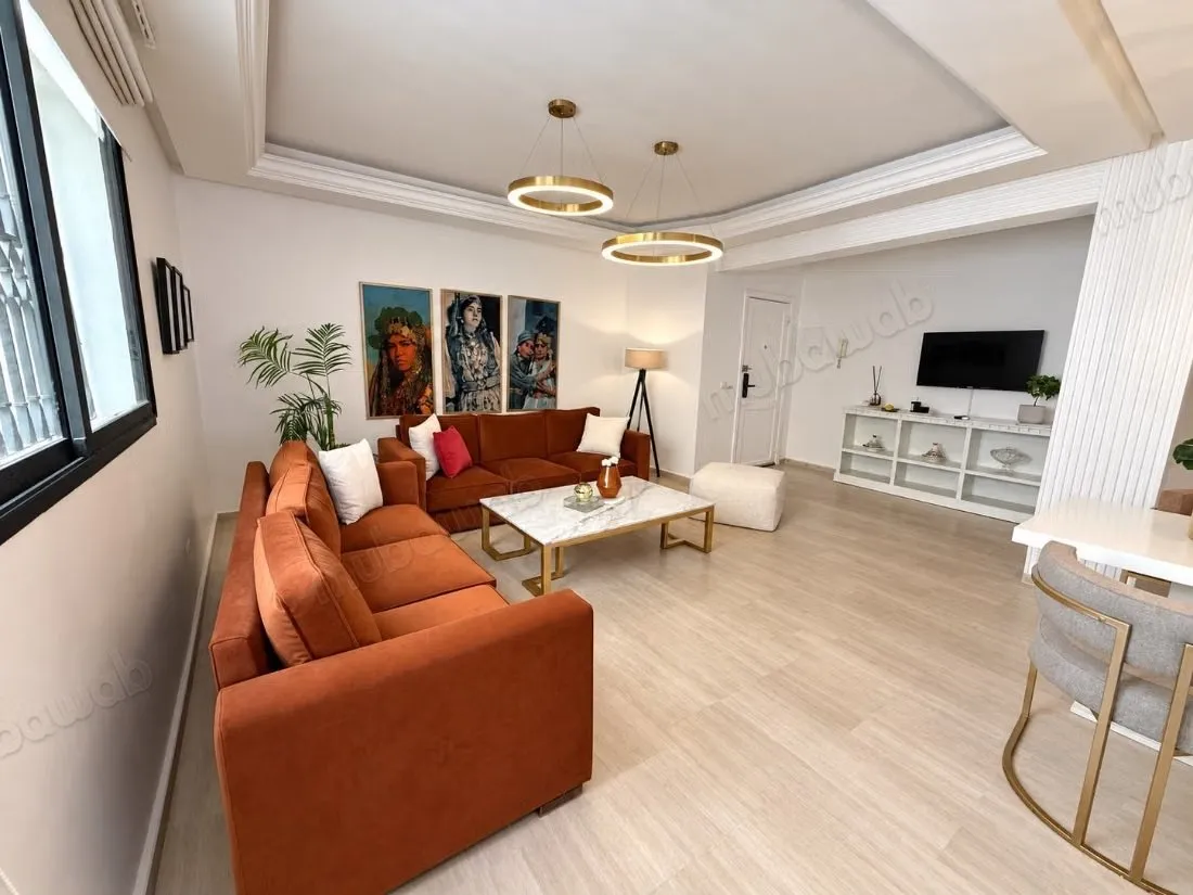 Moderne appartement meublé à louer à Sidi Abbad - مراكش (3)