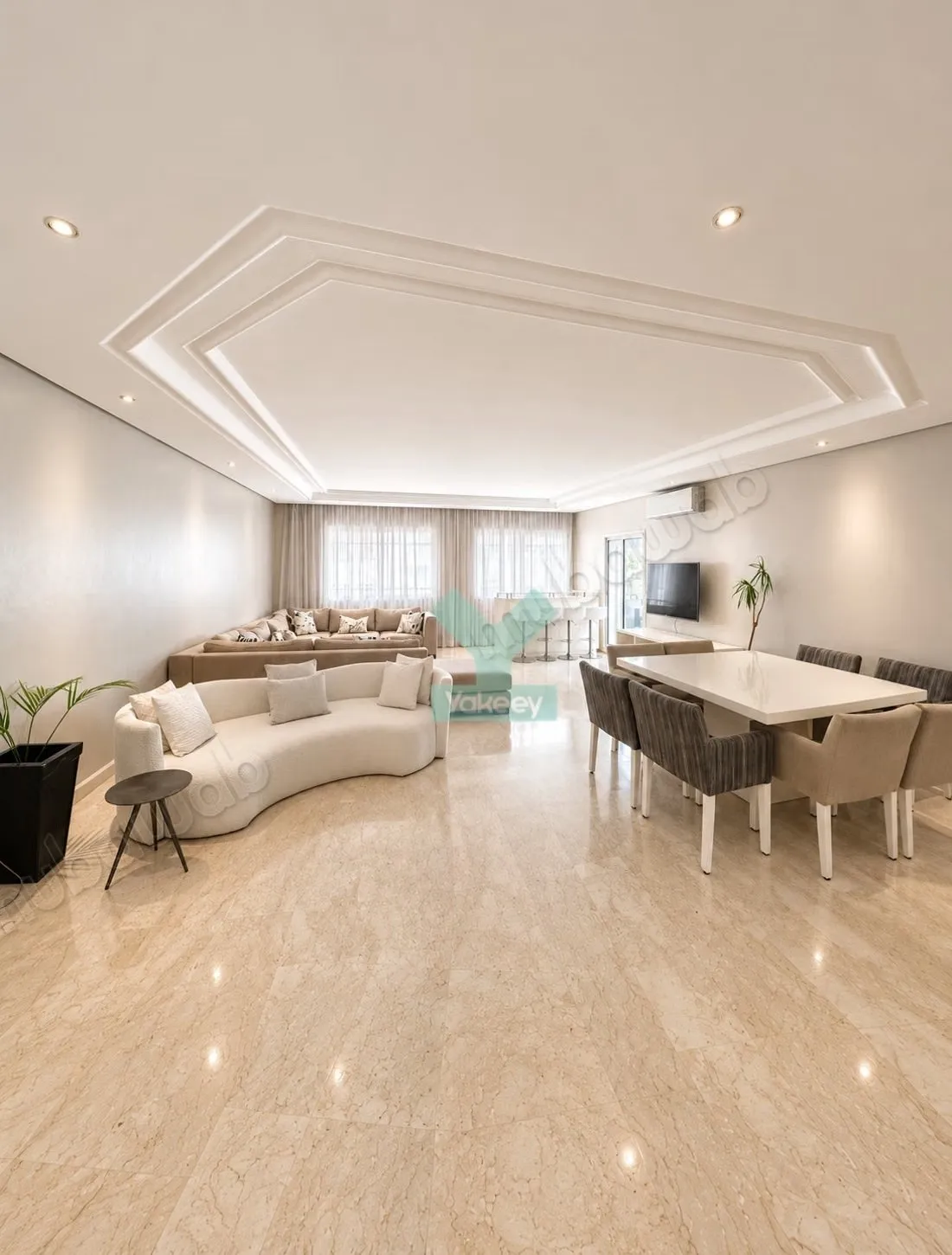 Superbe appartement meublé étage élevé - الدار البيضاء (2)