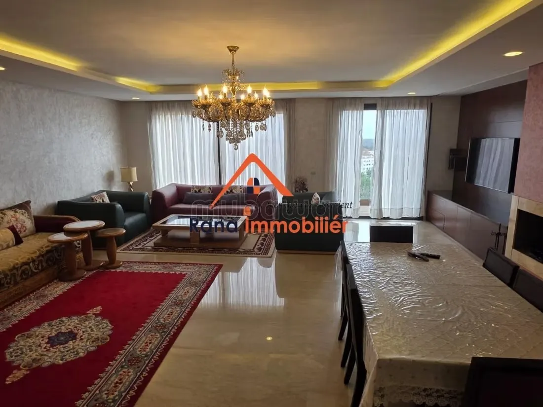Appartement meublé à louer sur Hay Riad Prestigia - الرباط (2)