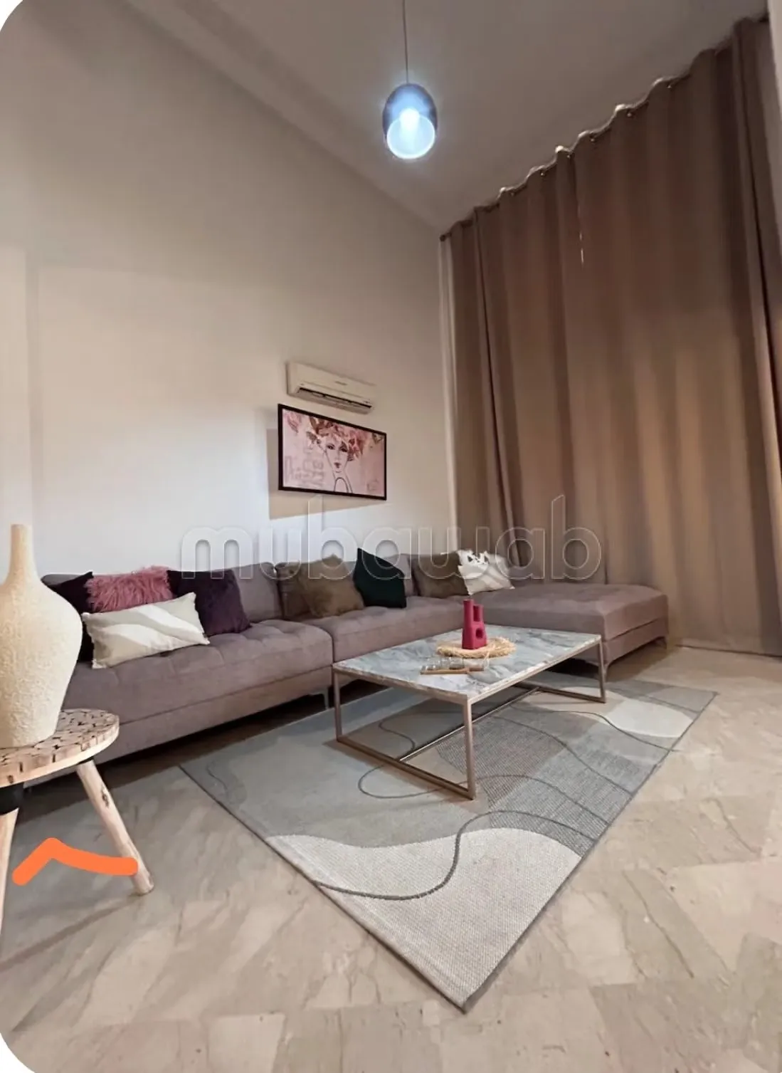 Louez cet appartement à victor Hugo. 
3 pièces. 
Meublé - مراكش (2)
