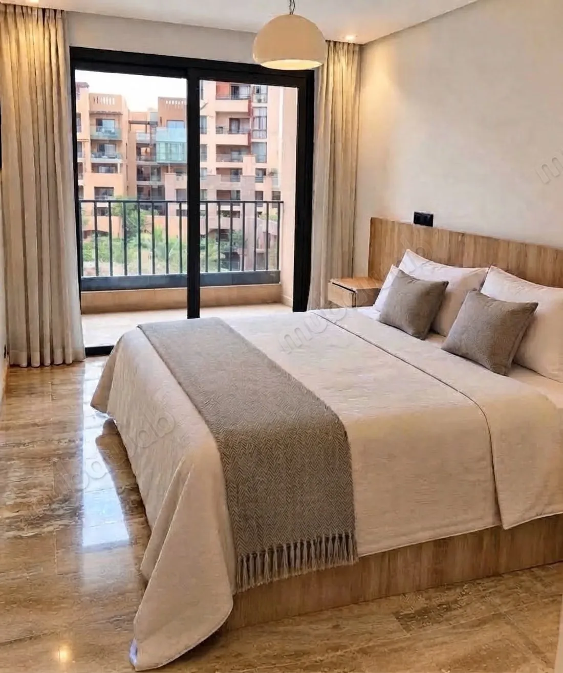 Location d'un appartement à Guéliz. 1 Pièce. Conciergerie à... - مراكش