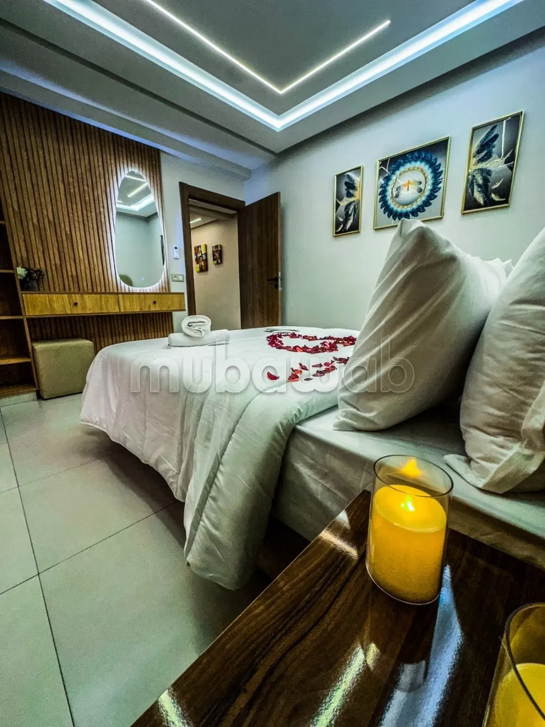 Appartement luxe 2 chambre à Guéliz location nuit - مراكش